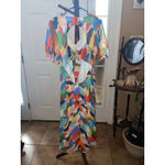 Julia Jordan Women's  watercolor dress size 14 Photo 7