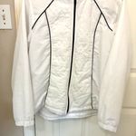 Three Hearts Windbreaker Jacket in White with Black Trim Size XL Photo 4