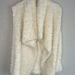 Aerie  Offline Sherpa Teddy Vest Shaggy Winter White Cozy Outdoors Snow Angel Photo 0