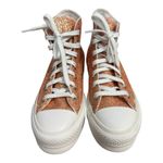 Converse Chuck Taylor All Star Sneaker Lift High Metallic Shimmer Size 5.5 Shoe Photo 2