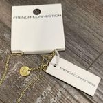 French Connection NWT  gold bar & stone necklace lot Photo 4