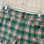 New York & Company‎ Green Plaid Shorts Size 10 Photo 2