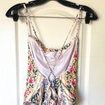 Agua By Agua Bendita Caoba Lluvia Floral Embroidered Swimsuit Multi Large NWT Green Photo 7