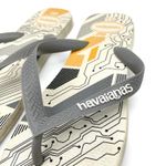 Havaianas  Brazil‎ Womens Flip Flop Sandals Size 6/7 Gray Beachy Summer Travel Photo 2