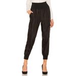 NWT Cinq a Sept Tous Les Jour Giles Joggers in Black Satin Pull Photo 7