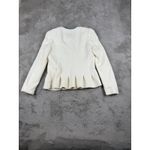 Elevenses NWOT Anthropologie  Ivory Francie Wool‎ Peplum Coat Size 10 Career $240 Photo 5