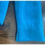 Talbots  Collection Linen Silk Blue Lightweight Blazer Jacket Pockets Womens Sz 8 Photo 5