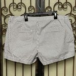 Old Navy  grey/white striped button shorts Photo 3