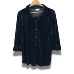 Charter Club  Back Velvet Button-Down Shirt NEW XL Photo 1