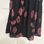 Vince Camuto Black And Pink Floral Tank Top Size Small Photo 5