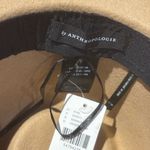 Anthropologie NWT  Stylish Tan Fedora Hat Photo 3