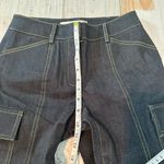 LVIR LA Project Denim Cargo Straight Fit Jeans Blue Size XS Slim Mid Rise Photo 5