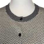 J.Crew  Cotton Jackie Cardigan Herringbone Sweater Small Photo 2