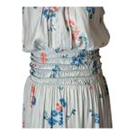 Current Air Anthropologie Dress Women Small Gray Floral Print Silky Boho Midi Photo 6