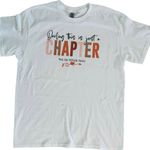 Gildan Darling This is Just a Chapter… Women's White Small T-Shirt Photo 0