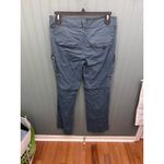 prAna Convertible Cargo Pants Women's Size 4 Zip Off Legs Hiking Outdoor Blue Photo 3