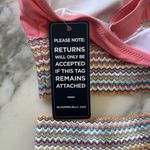 Blooming Jelly NWT Colorblock High Waisted Halter Neck Bikini Coral Pink M Photo 11