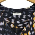 Equipment  V Neck Long Sleeve Abstract Print 100% Silk Shift Dress size Small Photo 6