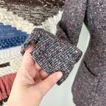 Max Mara  Vintage Tweed Blazer Black Pink Sz 8 US Photo 5