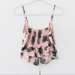 BB Dakota Jojo Pineapple Print Corset Top NWOT Photo 4