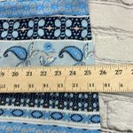 Cure Boho V neck Paisley print sleeveless top 3X Blue Photo 10