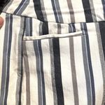 Chico's So Slimming Coastal Striped Slim Crop Ankle Pants Vanity Size 00/US 2 Photo 5