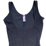Spanx  Star Power Lady Luxe Open Bust Mid Thigh Tank Bodysuit Black Size XL EUC Photo 2