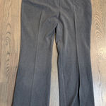 Chico's  Women's Gray Flat Front Dress Pants Size 2 (12 US) Short Photo 0