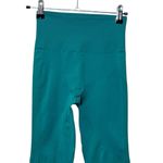 Lululemon In the Flow Seamless Cropped Leggings Women’s Size 4 Teal Yoga Photo 1