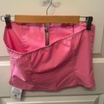 SheIn Pink Tie Front Tube Top Photo 2