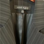Anne Klein New York Blazer Black pin Stripe 12 Photo 4