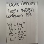 Daze Jeans Women 28 Blue High Rise distressed crop light wash cotton pant zip Photo 8