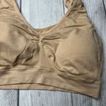 Jockey Generation Seamless Comfort Bra Padded Wireless Size Large Tan Photo 3