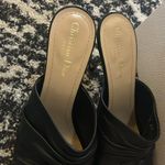 Christian Dior D-Fame Heeled Sandal Black Pleated Lambskin size 40 Photo 4