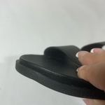 Bamboo  Double Strap Sandals Womens Faux Leather Buckle Black 8.5 PREOWNED Photo 7