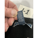 Karen Scott Womans Medium Black Sequin Long Sleeve Pull Over Sweater Crew Neck Photo 3