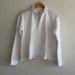 Frank & Eileen Patrick Popover Henley in White, Size X-Small Photo 4