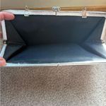 Vintage 60s Silver Evening Clutch – Flower Kiss Lock Photo 4