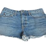 GRLFRND The Cindy High Rise Cutoff Shorts Blue Size 27 Photo 6