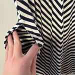 J.Crew  Black and White Chevron Midi Dress Photo 1