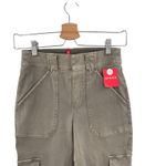 Spanx Stretch Twill Ankle Cargo Pants Desert Dune Brown Tan Size Small Petite Photo 3