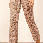 Reformation The Marlon Pant In Snake Print Photo 0