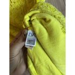 Diane Von Furstenberg DVF  Wanda Mini Lace Dress Limoncello Yellow Size 2 Photo 7