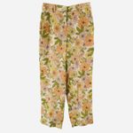 J Crew Drapey Cup to Blend Trouser Pants Womens 2 Zinnia Floral Lined Yellow Photo 1