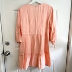 ZARA tiered button down mini dress Photo 4