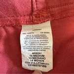 Lee Plus Women Coral Relaxed Fit Mid Rise Cargo Capri Pants Size 14 Cotton Blend Photo 8