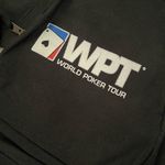 WPT Black Sling Bag Backpack World Poker Tour Outside Inside Pockets Photo 5
