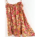 Show Me Your Mumu Angel Mini Babydoll Dress Medium Floral Fall Pink Far Out Tie Photo 3