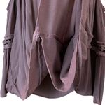 Show Me Your Mumu Boho Cold Shoulder Dune Tucker Top Size Small Photo 3