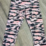 Lululemon  Pink and Black Camo Cropped Leggings Photo 0